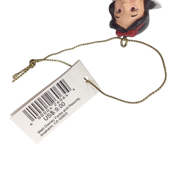 Vintage 1999 Disney Snow White Bell Ornament,Vintage Glass Christmas Decoration - Picture 5 of 13